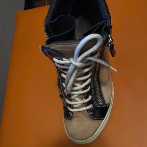 These are original Giussepp Zanotti high wedge sneakers that I bought in Italy